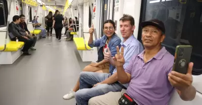Cerca de 100 mil pasajeros ya utilizaron la Lnea 2 del Metro de Lima.