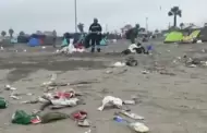 Indignante! Playas de Cerro Azul quedaron repletas de basura tras fiestas por Ao Nuevo