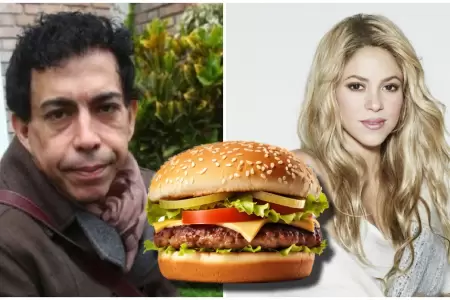 La vez que Ernesto Pimentel y Shakira comieron una hamburguesa