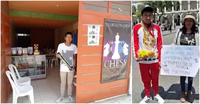 Ajedrecista que venda patitos kawaii inaugura academia de ajedrez