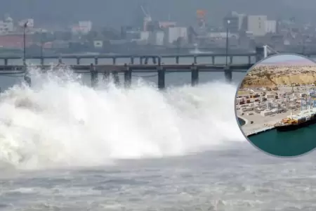 Puertos cerrarán por oleajes en Perú.