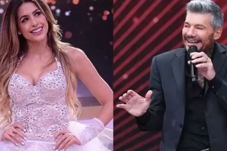 Marcelo Tinelli nervioso al hablar de boda con Milett Figueroa.