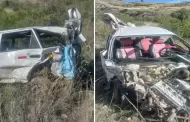 Ayacucho: Lamentable! Cada de auto a abismo deja un muerto y 3 heridos