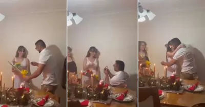 Joven pide matrimonio a su novia con lengua de seas.