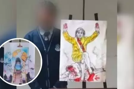 Niña puneña cuyo dibujo fue distorsionado denuncia haber recibido ataques.