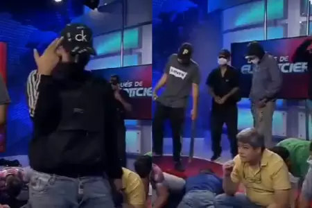Delincuentes toman canal de TV en Ecuador