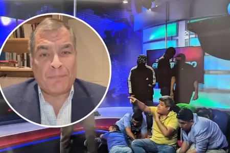 Rafael Correa se pronuncia en medio de crisis en Ecuador