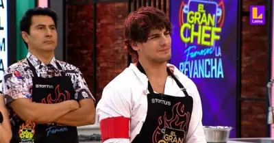 Renato Rossini Jr. es eliminado de 'El Gran Chef Famosos'.