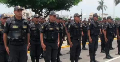 Refuerzo policial en San Martn de Porres.
