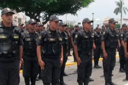 Refuerzo policial en San Martín de Porres.
