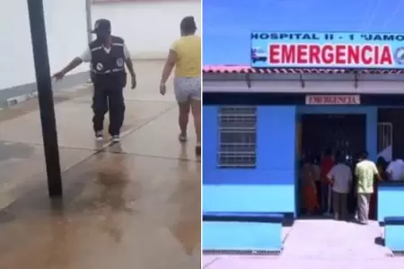 Intensas lluvias inundan hospital de Tumbes.