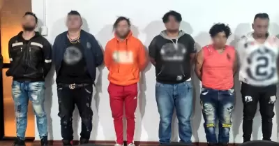 Capturan delincuentes ecuatorianos con dinamita peruana.