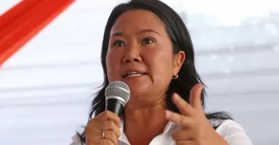 Keiko Fujimori, lideresa de Fuerza Popular.