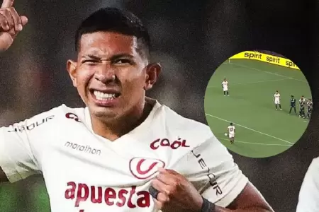 El tremendo golazo de tiro libre de Edison Flores.