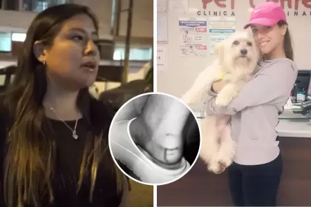 Mujer denuncia que mascota de Rosángela Espinoza la mordió.