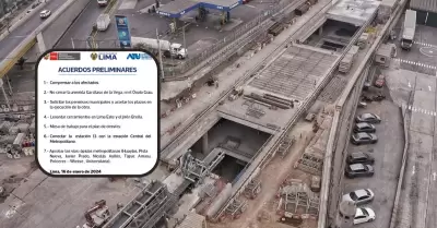 Municipalidad de Lima concret acuerdos para construccin de Lnea 2.
