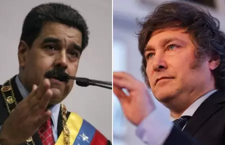 Javier Milei y Nicolás Maduro intercambian polémicas expresiones.