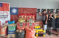 Exitosa y Gobierno de Taiwn entregan una tonelada de vveres a olla comn 'El Salvador'