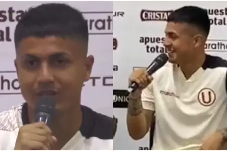 Jairo Concha emocionado tras fichar por Universitario