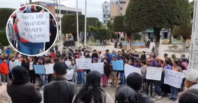 Protestas en Cajamarca (Cutervo).