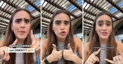 Joven pide un novio con dinero para sus caprichos.