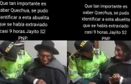 Polica le habla en quechua a adulta mayor extraviada y usuarios reaccionan: "Eso es inclusin"