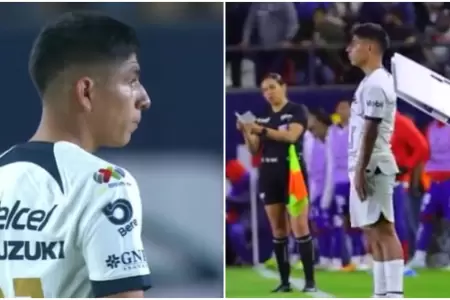 El debut de Piero Quispe con Pumas en Mxico