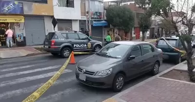 Sicario extranjero graba cmo dispara a un venezolano en Arequipa.