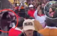 Dina Boluarte fue agredida en visita a Ayacucho: Mujer burl seguridad de presidenta y la jalone del cabello