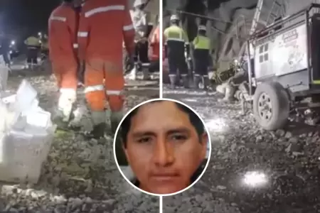 Minero atrapado por más de tres días en socavón de Huancavelica fue rescatado.