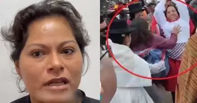 Mujer que agredi a Dina Boluarte perdi a su esposo en protestas