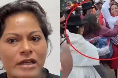 Mujer que agredi a Dina Boluarte perdi a su esposo en protestas