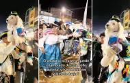 Hombre baila tunantada con su perrito en fiesta patronal y se hace viral: "Cunta elegancia de chutidog"