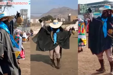 Venezolano baila tunantada encantado por el Per.