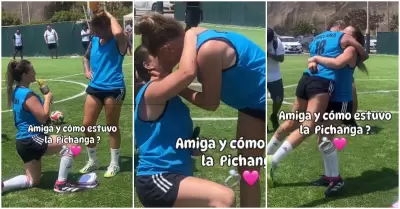 Periodista de DIRECTV Sports le pide la mano a su novia en plena 'pichanga'