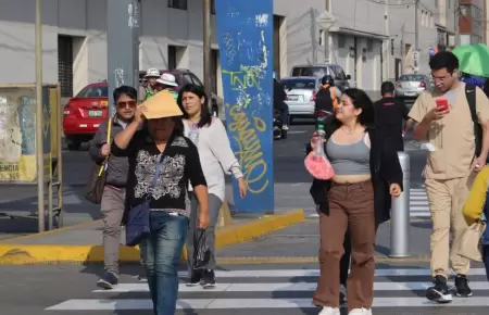 Altas temperaturas en Lima.