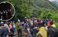 Protestas en Cusco: Manifestantes intentan tomar rieles de tren y desatan enfrentamiento con PNP