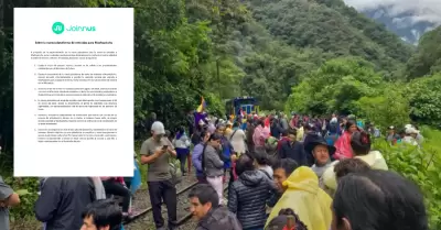 Protestas en Cusco.