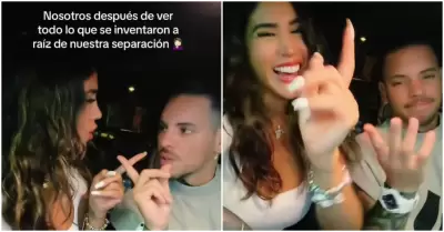 Melissa Paredes y Anthony Aranda tras supuesto ampay