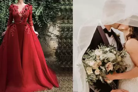 Prometido pide a su novia usar vestido rojo en su boda.