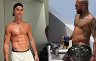 Aprende Neymar! Cristiano Ronaldo presume su fsico a sus 39 aos mientras el brasileo responde a sus 'haters'