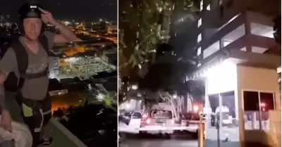 Paracaidista muere a caer del piso 29 de un edificio.
