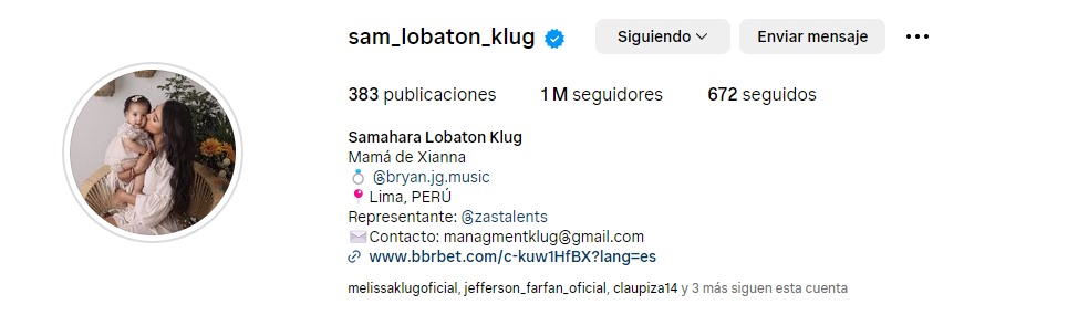 Samahara Lobatón sorprende con peculiar detalle en sus redes sociales.