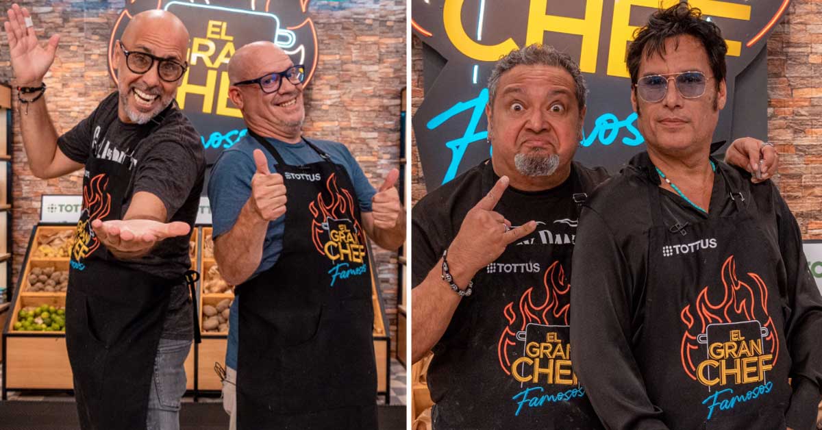 El Gran Chef Famosos X2 Patricio Suárez Vértiz Arturo Pomar Damián