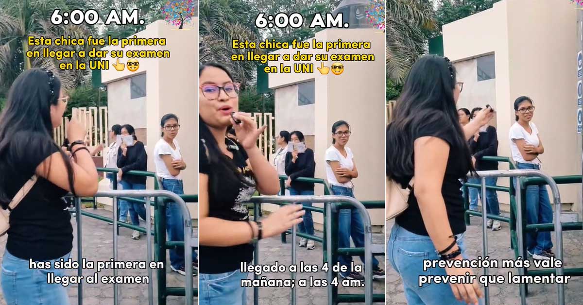Postulante a la UNI llega a las 4 a. m. para dar su examen y usuarios ...