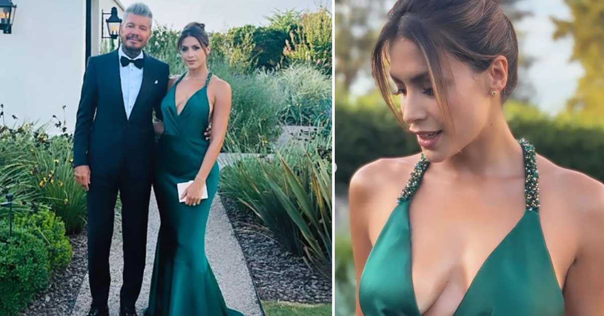 Milett Figueroa impactó en la boda de la hija de Marcelo Tinelli con