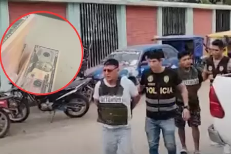 Capturan banda criminal que enviaba dólares falsos a Ecuador