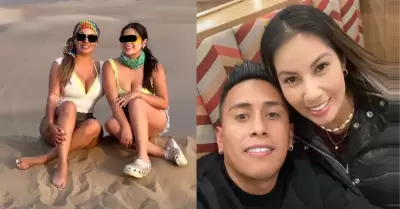 Christian Cueva, Pamela Lpez y su hija