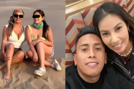 Christian Cueva, Pamela Lpez y su hija