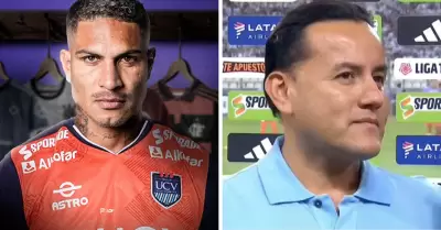 Paolo Guerrero ser el '9' en la UCV? Presidente del club revel.